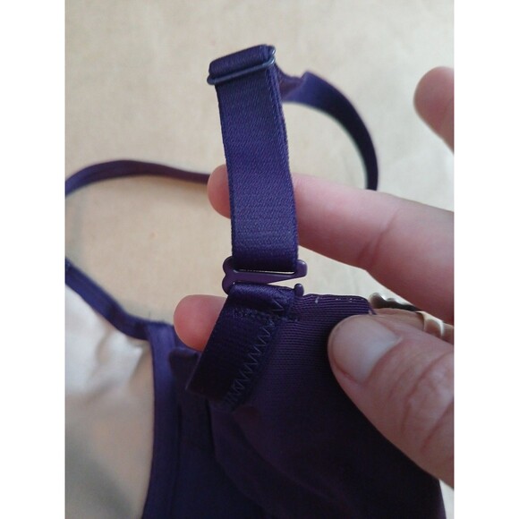 SOMA Enticing Lift Balconet Bra Womens 38D Purple Floral - Picture 7 of 8